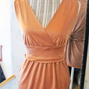 WORTHINGTON GOLD WOMEN'S TOP SIZE MED DRESSY EMPIRE WAIST